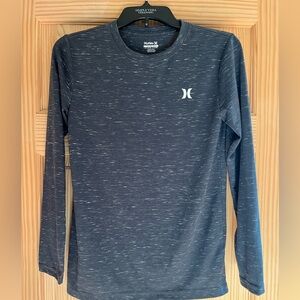 Kids Hurley Blue Long Sleeve Size Large 12-13 yrs